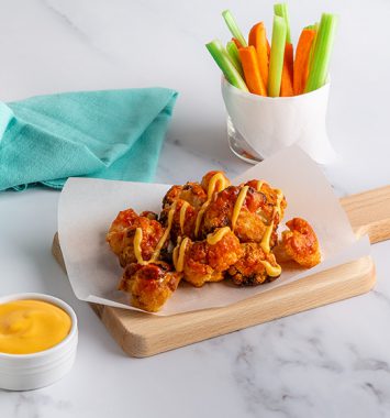 srirachi buffalo cauliflower bites