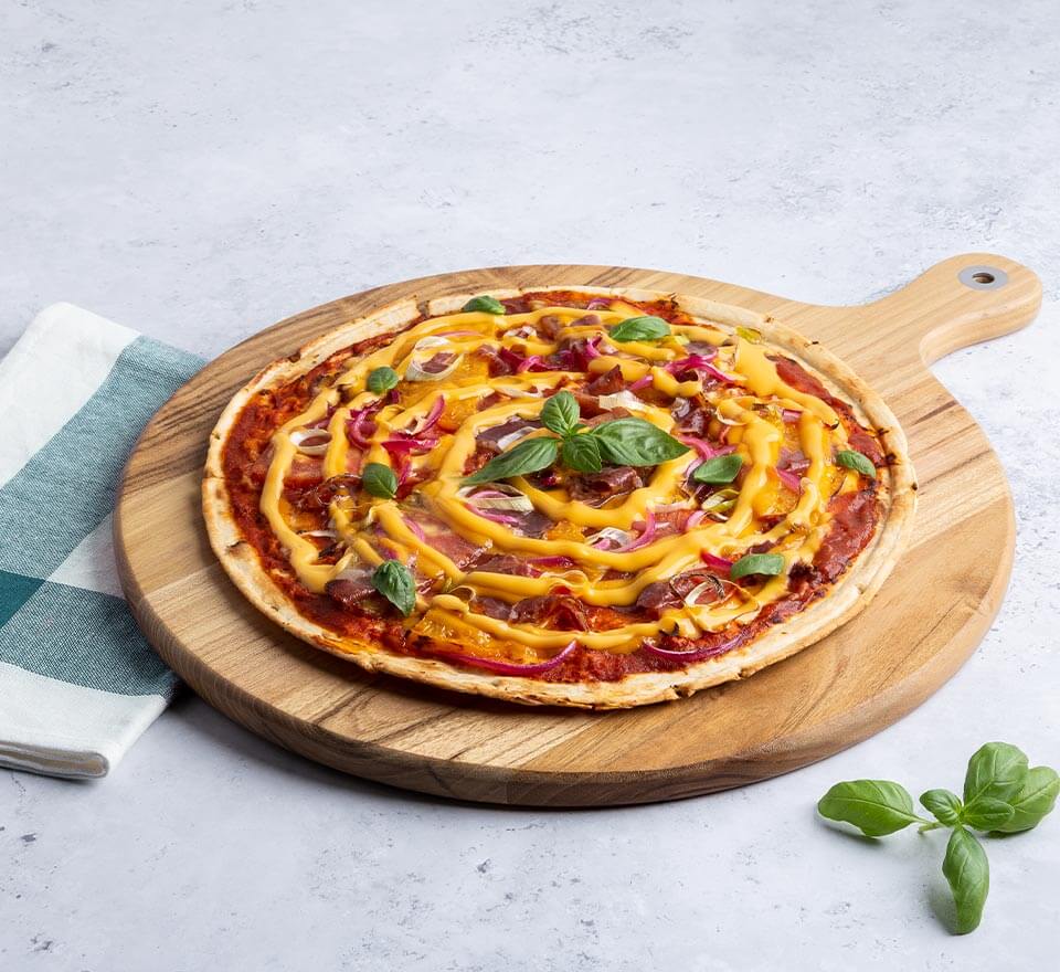 advanced food products business solutions spicy capicola pizza