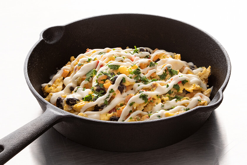 cheesy chorizo breakfast scramble advanced food products