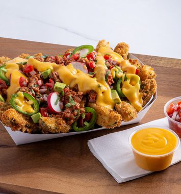 loaded nacho zucchini fries recipe advanced food products