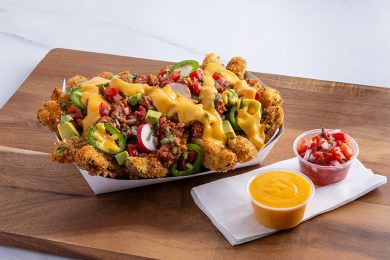 loaded nacho zucchini fries recipe advanced food products