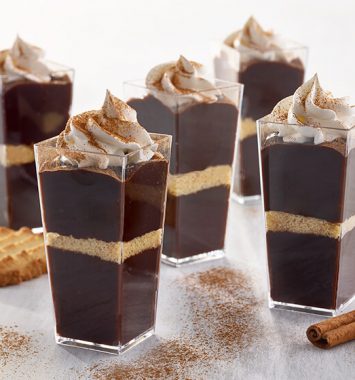 mexican chocolate parfait shooters recipe advanced food products