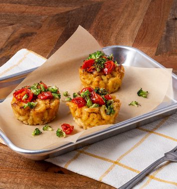 roasted vegetable mac n cheese cup recipe advanced food products