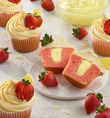 straweberry lemonade cupcakes recipe advanced food products